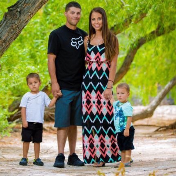 Chevron print Maxi dress - Picture 2 of 2